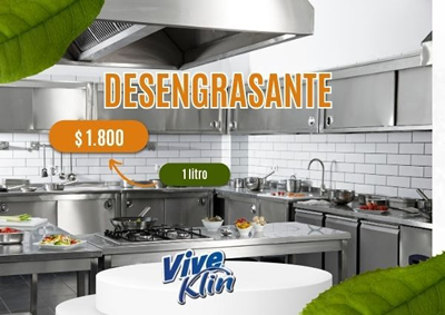 desengrasante fuerte vive klin valor por litro $ 1800