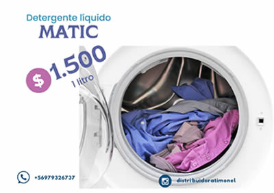 detergente matic vive klin a granel $ 1500 por ñlitro