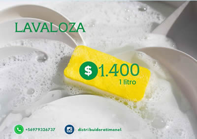 lavalozas ultra concentradoVive Klin  a granel valor de $ 1400 por litro